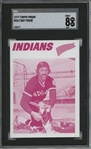 1977 Topps #267 Ray Fosse 9 card progressive proof.